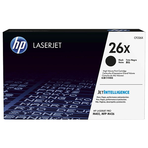 Cartucho de Toner HP Preto 26X CF226X Original