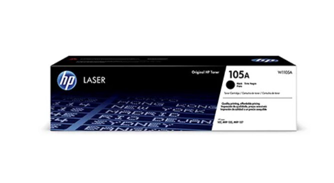 Toner HP 105A Preto Laser Original, W1105A AB HP - CX 1 UN