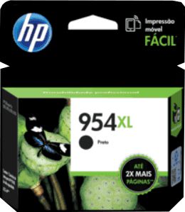 Cartucho HP 954 XL Preto Original (L0S71AB) CX 1 UN / 954XL