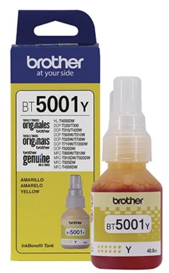 Tinta Brother Amarela BT-5001Y BT5001Y BT5001 Original