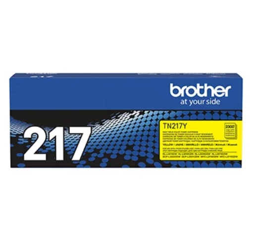 Cartucho toner para Brother amarelo TN217Y / 217 Brother CX 1 UN