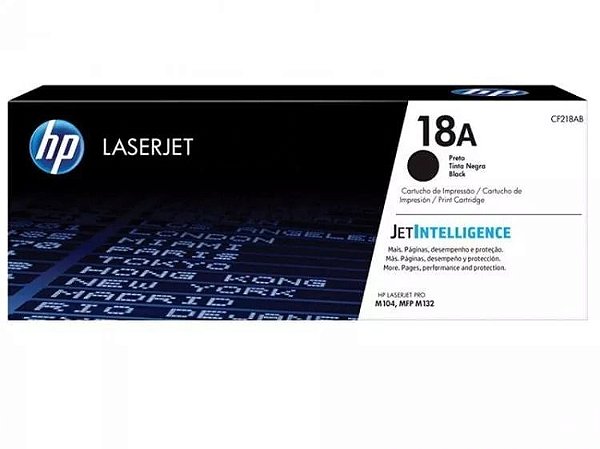 Toner HP 18A Preto CF218A Laserjet Original 1600 paginas