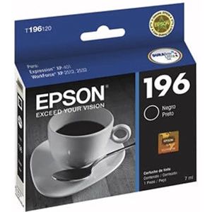 Cartucho de Tinta Epson 196 Preto T196120 BR Original