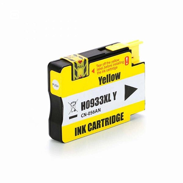 Cartucho de Tinta Mecsupri Compatível com HP 933XL  Yellow CN056AL