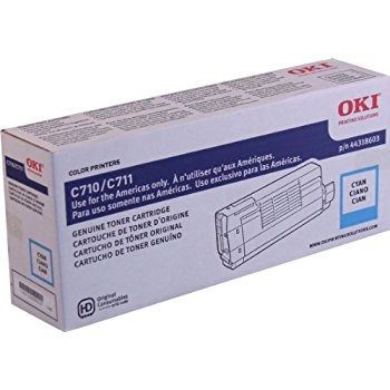 Cartucho de Toner Okidata 44318603 Ciano C710 C711 Original