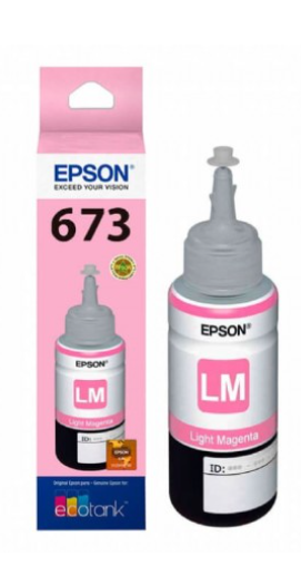 Refil de Tinta Epson 673 Magenta Claro T673620-AL Original