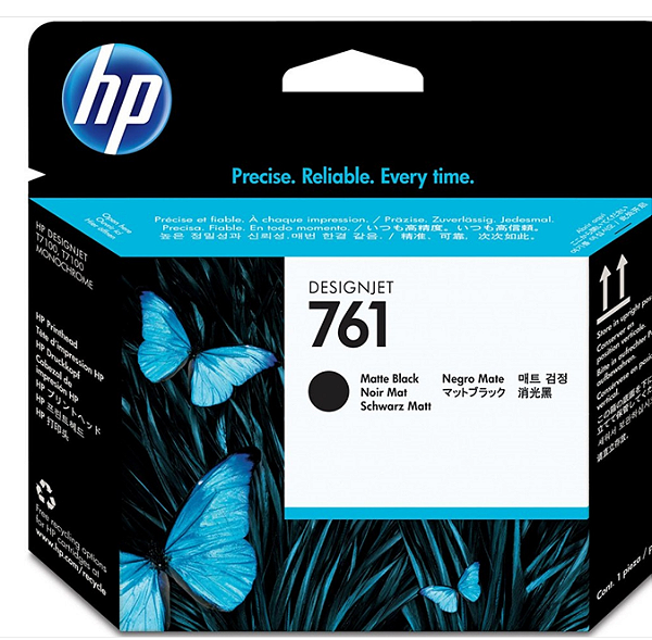 Cabeça de Impressão HP 761 Preto Fosco CH648A