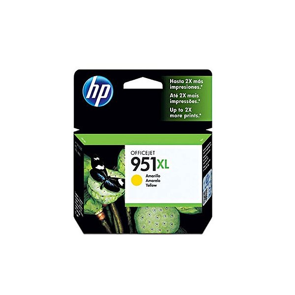 Cartucho HP 951XL Amarelo Original (CN048AB) CX 1 UN