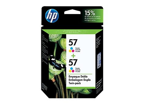 Cartucho de Tinta HP 57 Color C9320FL TWIN PACK ou 2xC6657AL Original