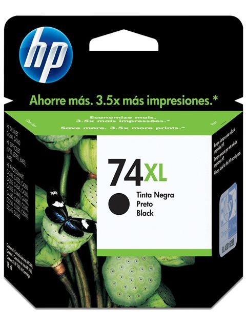 Cartucho HP 74XL Preto Original CB336WB