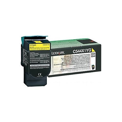 Cartucho de Toner Lexmark C544 Amarelo C544X1YG Original - 4000 paginas