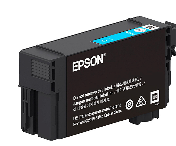 Cartucho de Tinta Epson T40W220 Ciano T40W | T3170M T3170 T5170 | Original 50ml