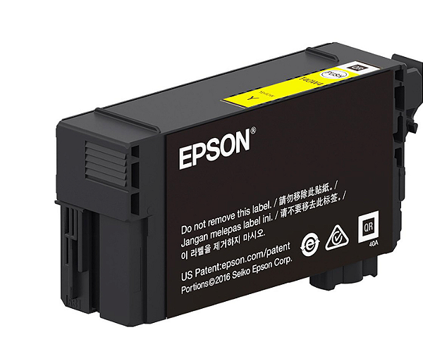 Cartucho de Tinta Epson T40W420 Amarelo T40W | T3170M T3170 T5170 | Original 50ml