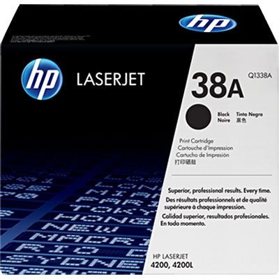 TONER HP 38A ORIGINAL Q1338A BLACK | 4200 | 4200N | 4240N