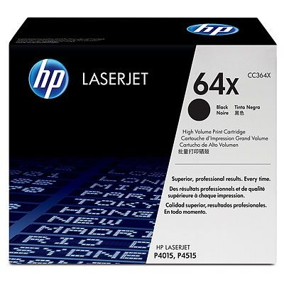 Toner HP 64X Original CC364X Black | P4015N | P4015TN