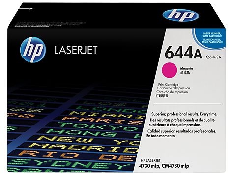 Cartucho de Toner LaserJet HP 644A Magenta Q6463A Original