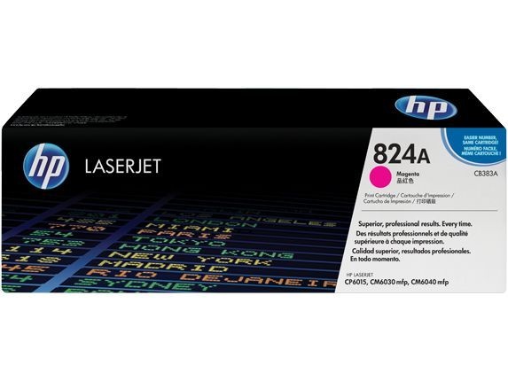 Toner HP 824A Original CB383A Magenta | CP6015 | CM6030 | CM6040