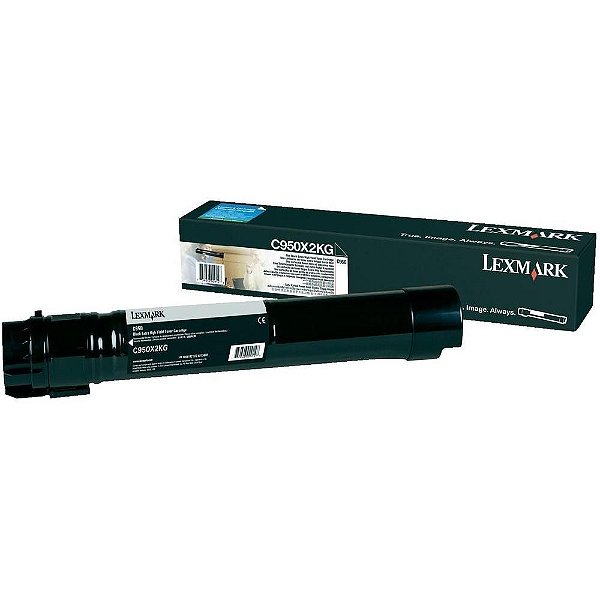 Toner Lexmark C950 C950DE C950X2KG Preto Original