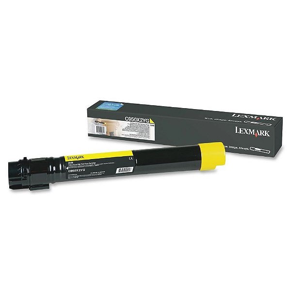 Toner Lexmark C950 C950X2YG C950 Amarelo Original