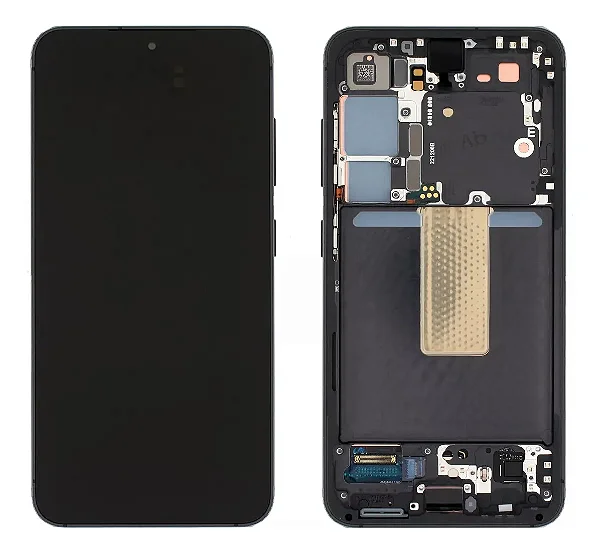 Frontal Tela Display Samsung S23 SM-S911 com Aro Preto Original Nacional