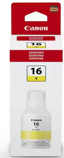 Refil Canon GI-16 Amarelo Original Para Canon GX6010, GX7010, GX5010 - CX 1 UN