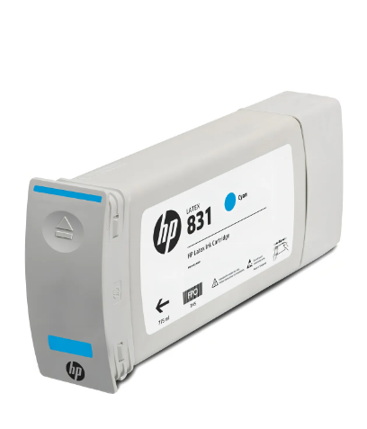 Cartucho De Tinta Hp 831 Latex Cz683a Cor Cyan (Ciano)