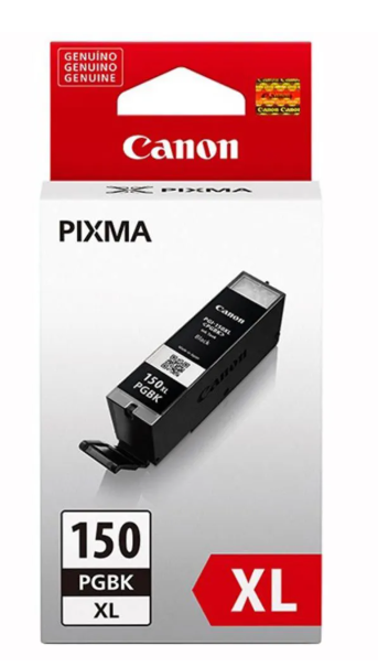 Cartucho de Tinta Canon PGI150BKXL Preto Alto Rendimento