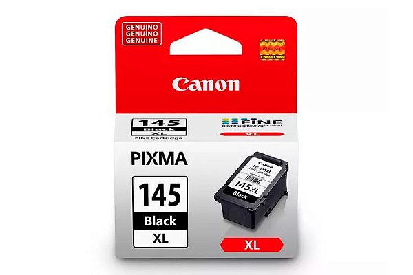 Cartucho de Tinta Canon Preto PG-145XL com 12ml