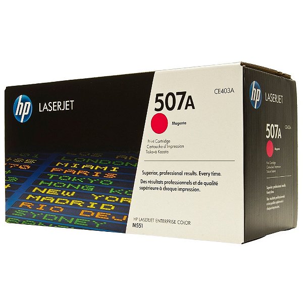 Cartucho de Toner HP 507A Magenta CE403A Original