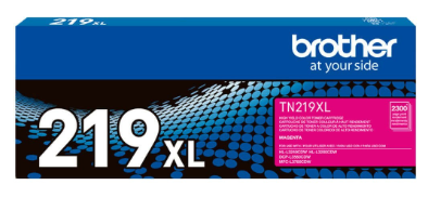 Cartucho de Toner TN219XLMBR de alto rendimento, Magenta, Brother