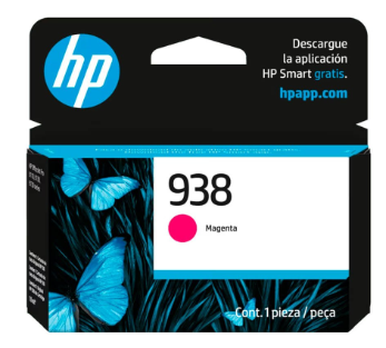 Cartucho HP 938 Magenta, Original (4S6X6PL) HP CX 1 UN