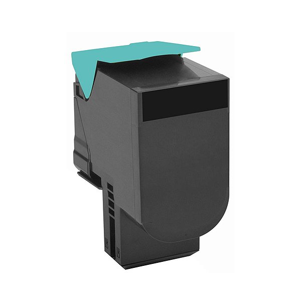 Cartucho de Toner Mecsupri Compatível com Lexmark C540 Preto C540H1KG