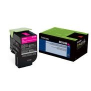 Cartucho de Toner Lexmark 808XM Magenta 80C8XM0 Original 4k