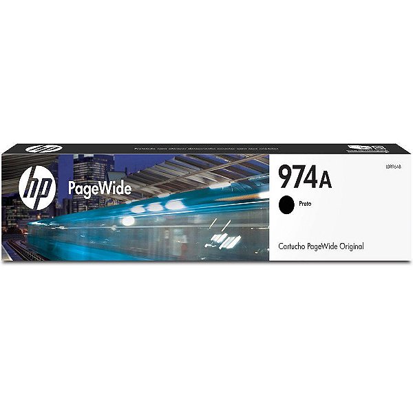 Cartucho de Tinta HP 974A preto L0R96AL Original