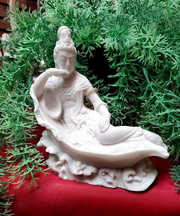 KUAN YIN DEITADA MARMORITE