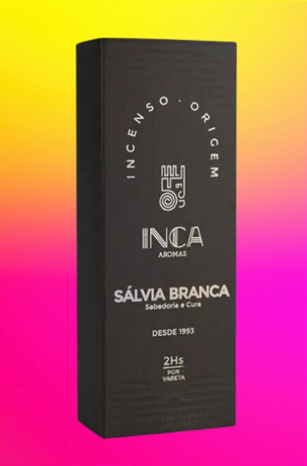 INCENSO INCA SALVIA BBRANCA 4 VARETAS