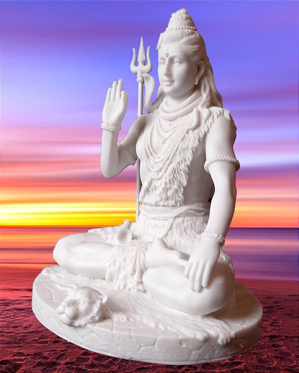 SHIVA SENTADO MARMORITE