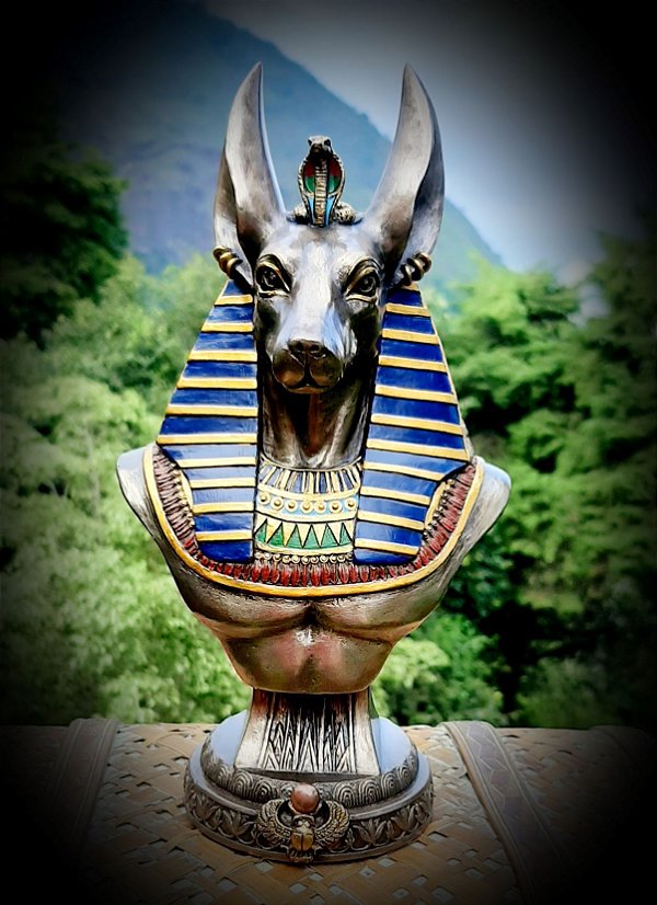 ANUBIS, BUSTO. VERONESE 24 CM