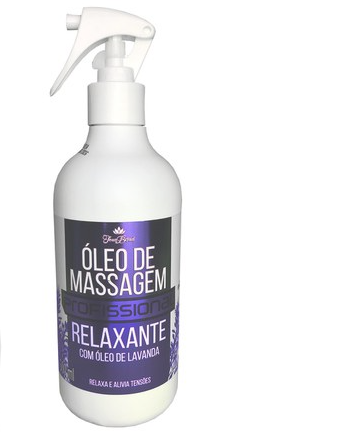 Óleo de Massagem Jean Bryan Profissional Relaxante com Óleo de Lavanda - 500ml