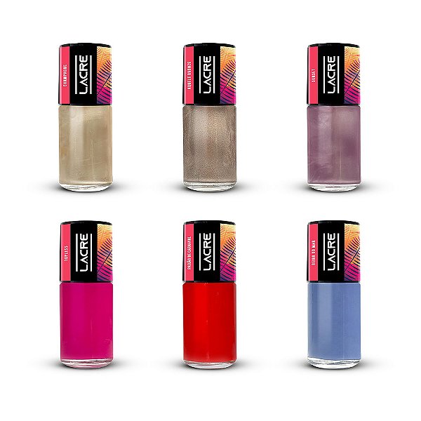 Coleção Summer Vibes Lacre 10ml- Lançamento Verão 2024 - 6 cores