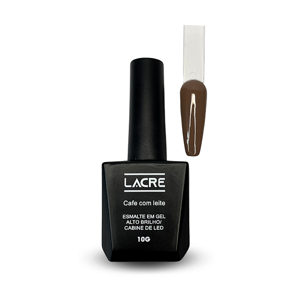 Esmalte em GEL Lacre 10ml - Gran Elegance Café com Leite para Cabine LED