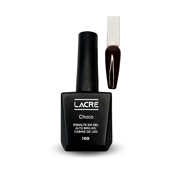 Esmalte em GEL Lacre 10ml - Gran Elegance Choco para Cabine LED