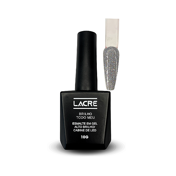 Esmalte em GEL Lacre 10ml - Gran Elegance Brilho Todo Meu para Cabine LED