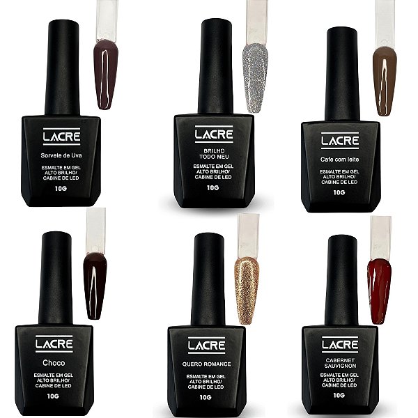 Kit 6 Cores em Gel - Gan Elegance