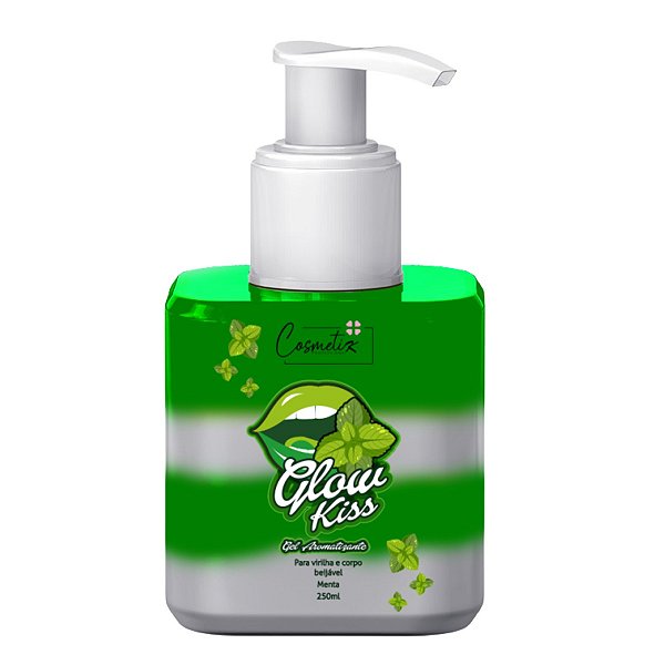 Gel Hidratante Aromatizante Glow Kiss – Menta Refrescante (250ml)