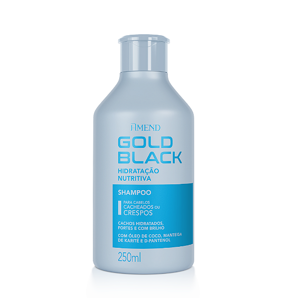 Shampoo Gold Black Hidratação Nutritiva Amend