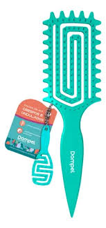 Escova Enlace Flexível para Cachos Verde Água + Chaveiro