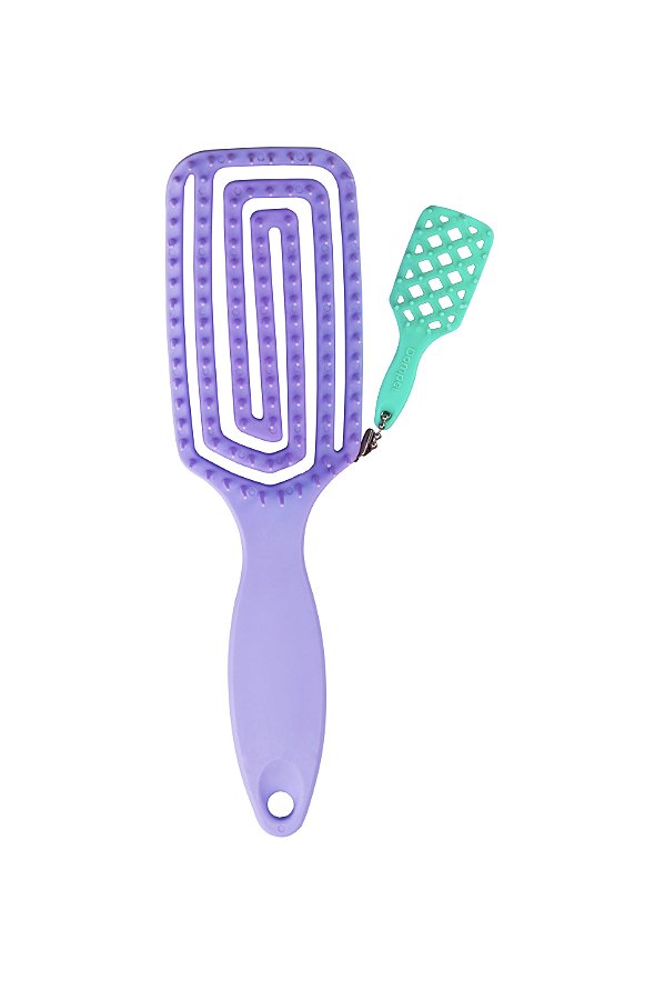 Escova de Cabelo Inca para Cachos Violeta + Chaveiro