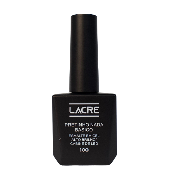 Esmalte em Gel Lacre 10ml – Gran Elegance Free | Pretinho Nada Basico