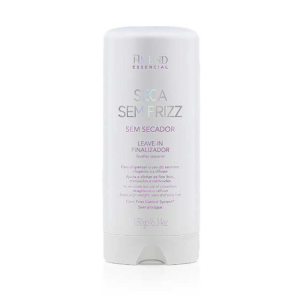 Leave-in Finalizador Seca Sem Frizz Amend Essencial 180ml